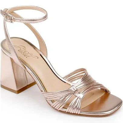shoes Jewel Badgley Mischka Michelle Block Heel Sandals Badgley Mischka Web $119