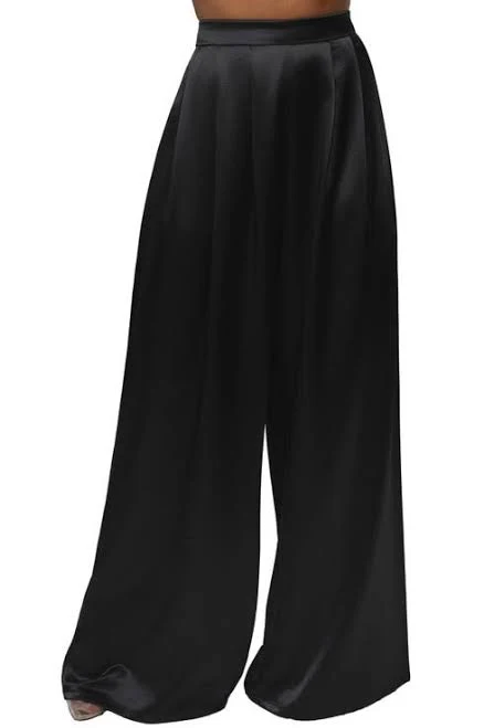 bottoms JLUXLABEL Women's Satin Bliss Pleated Pants Nordstrom $85