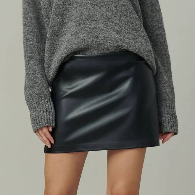 skirt Joe's Women's Faux Leather Mini Skirt Joe's Jeans $84