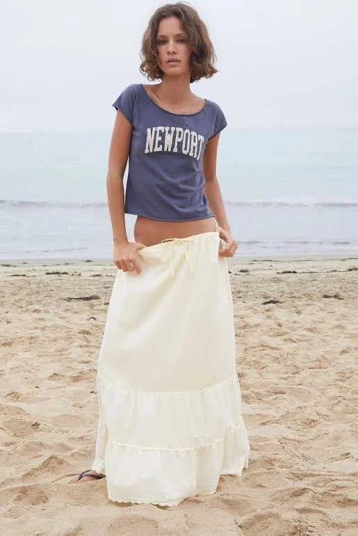 skirt John Galt Women's Yellow Nadia Maxi Skirt PacSun $38