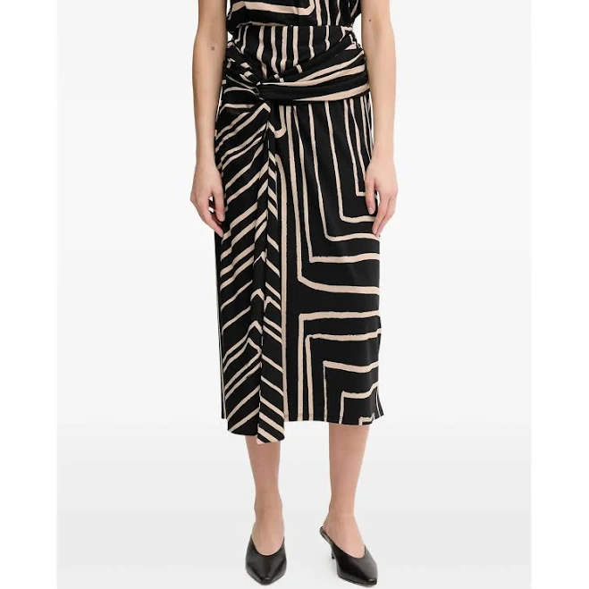 skirt Joseph Ribkoff Women's Geometric-Pattern Midi Skirt farfetch.com $227