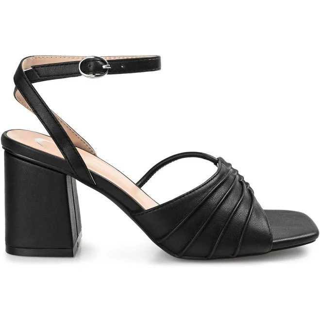 shoes Journee Collection Women's Shillo Block Heel Dress Sandals Journee Collection $59.99
