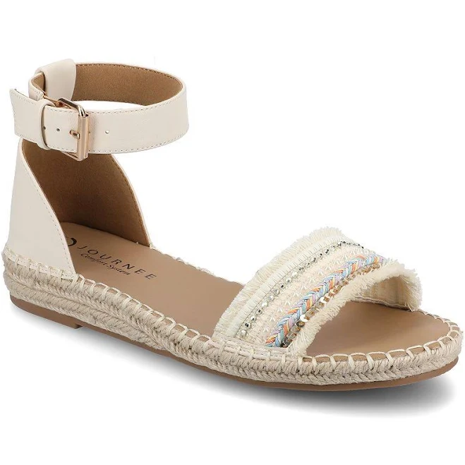 shoes JOURNEE Collection Women's Tristeen Espadrille Sandals Kohl's $39.94