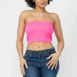 top Julie Fits Everybody Bandeau Tube Top La Belle Gina Boutique $6.4
