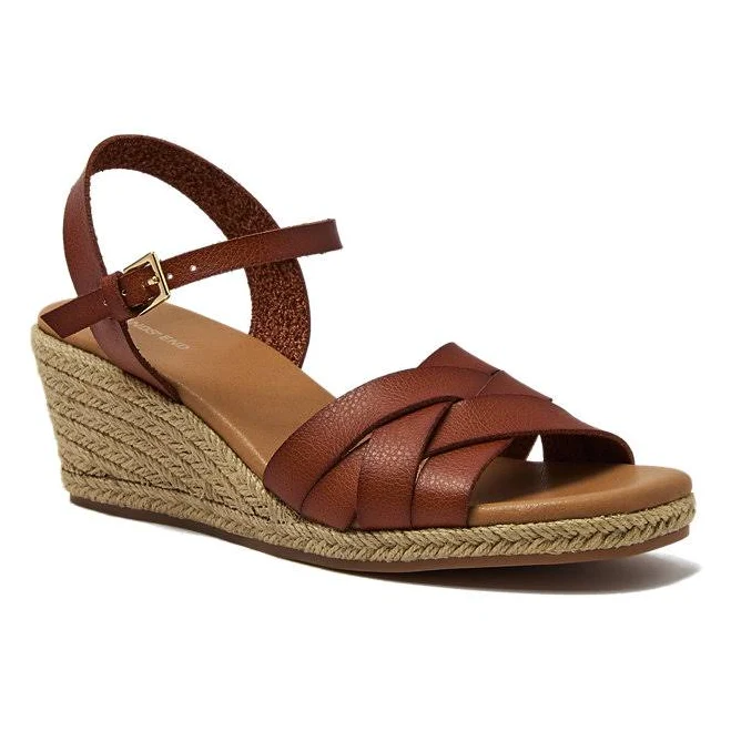 shoes Lands' End Women's Espadrille Wedge Sandals Lands' End $54.97