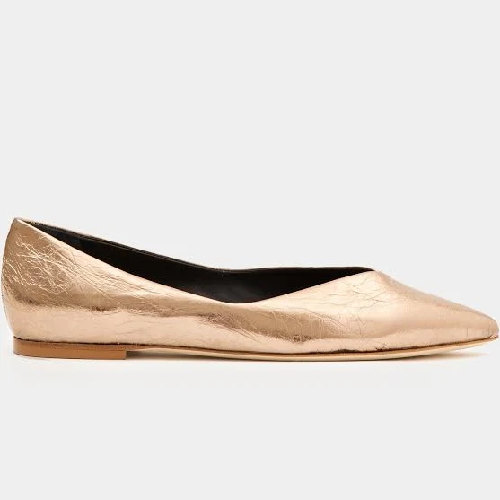 shoes Lara Pointy Flats Sclarandis $227.5