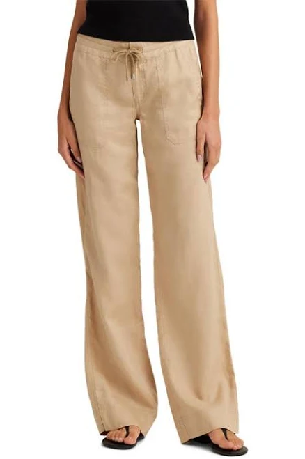 outfits Lauren Women's Ralph Lauren Wide-Leg Linen Pants Nordstrom $135
