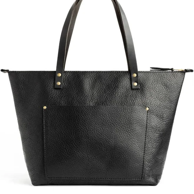 bag Leather Zipper Tote Bag Portland Leather Goods $132