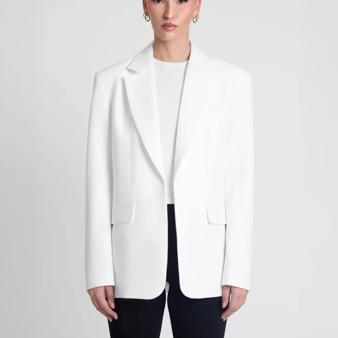 outerwear LEAU Women's Classic Column Oversized Blazer Macy's $205