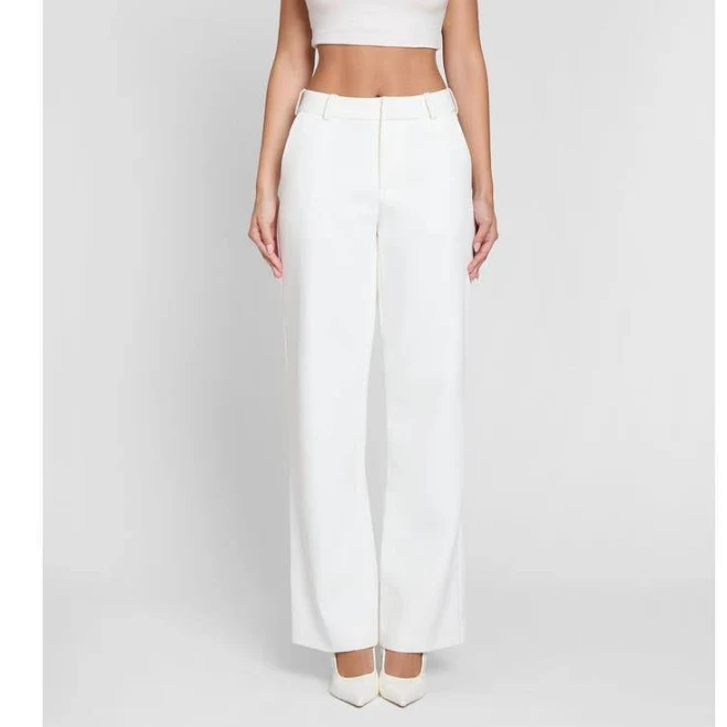 bottom LEAU Women's Classic Column Straight Trousers Nordstrom $140
