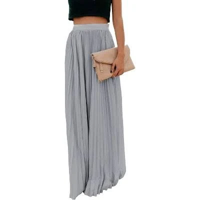 maxi skirt LEVEN Sixteen Women's Flowy Chiffon Maxi Skirt Target $60.99