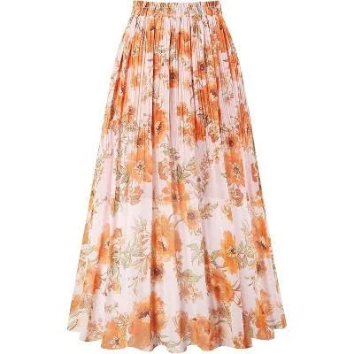 skirt LEVEN Sixteen Women's Pleated Chiffon A-Line Skirt Target $80.99