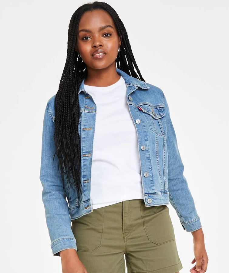 outerwear Levi's Original Trucker Jacket Women's Macy's $53.97