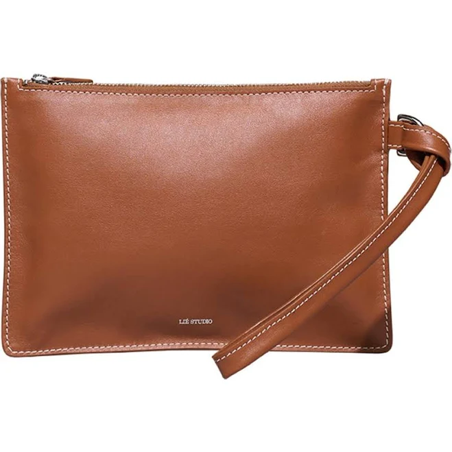 bag Lié STUDIO Charlie Leather Clutch Nordstrom $330