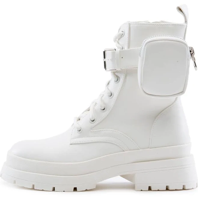 shoes Liliana Women's DUB-2 Combat Boots Shiekh $34.99