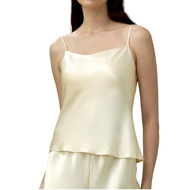 top Lilysilk Women's Double-Faced Silk Charmeuse Camisole Macy's $87.2