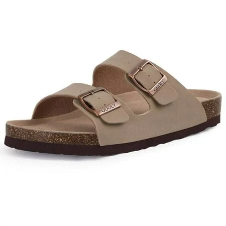 shoes Litfun Cork Footbed Slide Sandals with Arch Support Walmart - Litfun $22