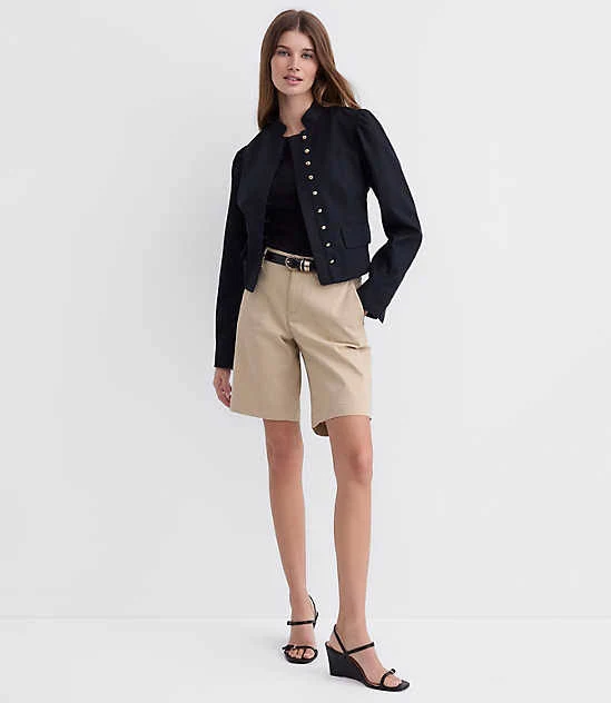 matching set Loft Women's Monroe Chino Bermuda Shorts LOFT $34.97