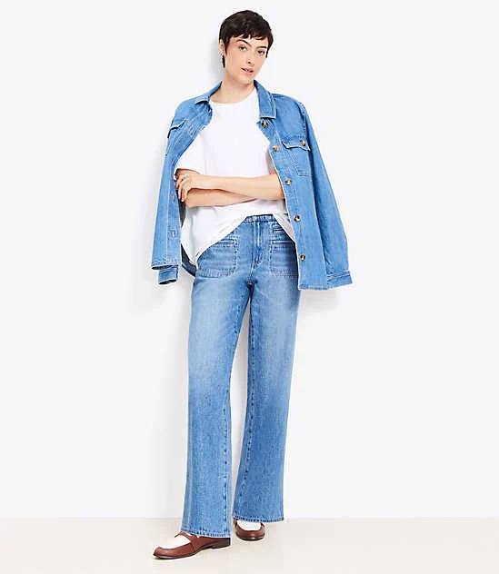 top Loft Women's Oversized Jersey Modern T-Shirt LOFT $8.95