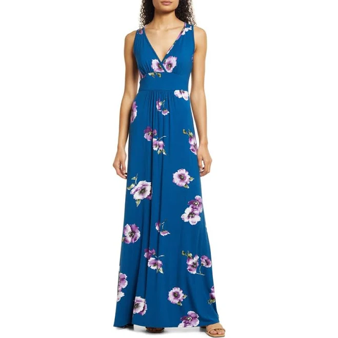 dress Loveappella Women's Floral Empire Waist Maxi Dress Nordstrom $47.6