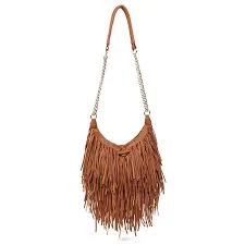 bag lui SUI Women's Fringed Faux Suede Leather Cross Body Bag eBay $45.11