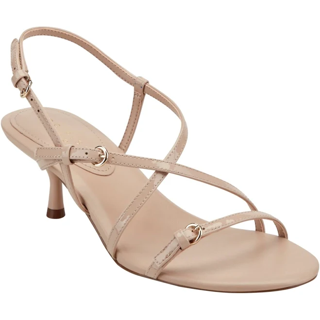 shoes Marc Fisher Women's Nylah Strappy Kitten Heel Sandals Macy's $78