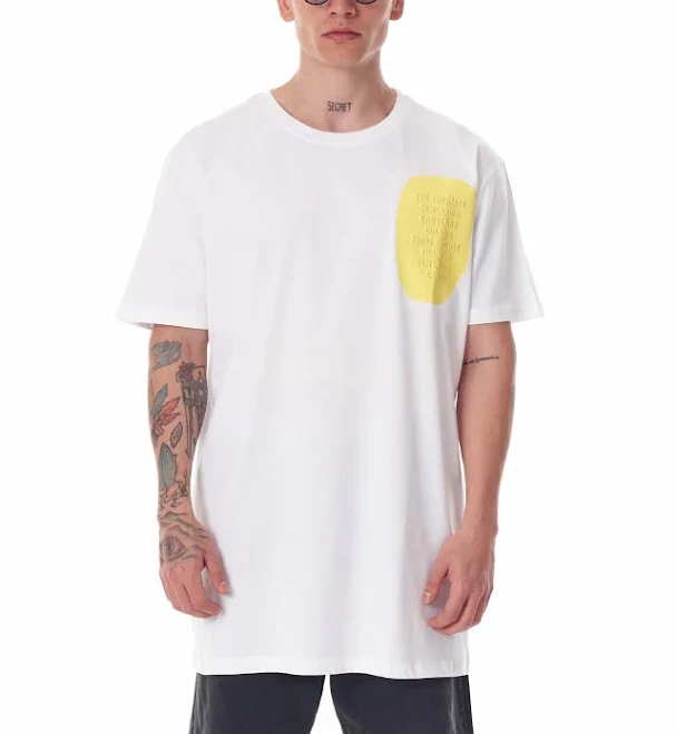 top Martin Valen Men's Oversized Text Printed T-Shirt Martin Valen $46.68