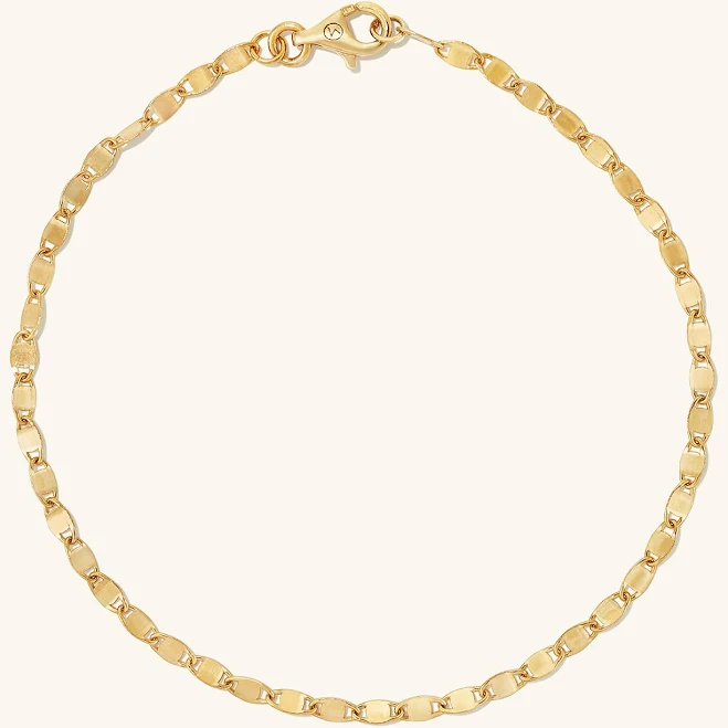 accessory Mejuri 14K Yellow Gold Anchor Chain Bracelet Mejuri $378