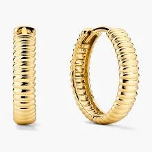 accessory Mejuri Charlotte 18K Gold Vermeil Hoop Mejuri US $148