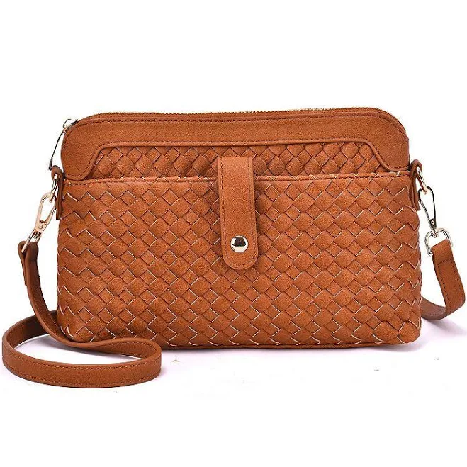 bag Mellow World Isla Woven Embossed Crossbody Bag Kohl's $28.32