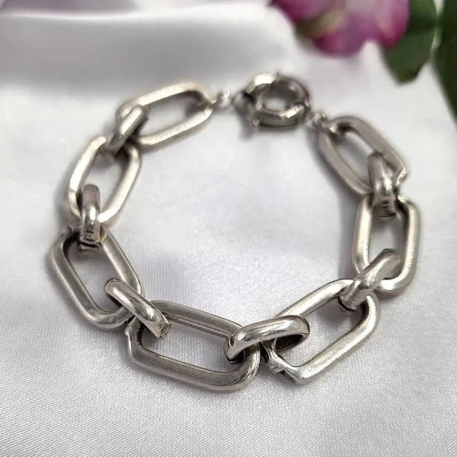 accessory Men's Chunky Chain Bracelet Etsy - Seller $124.46