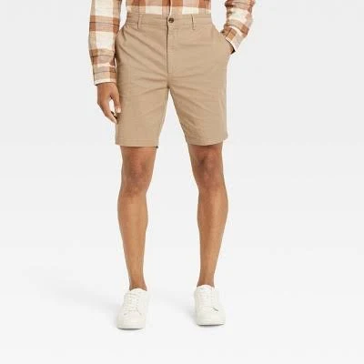 shorts Men's Goodfellow & Co Every Wear 9" Flat Front Chino Shorts Target $25