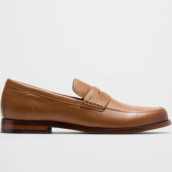 shoes Men's Leather Penny Loafers Banana Republic Factory $74.25