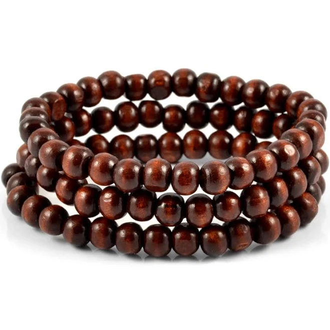 accessory Men's Wood Bead Bracelet Set Trendhim.com $14.9