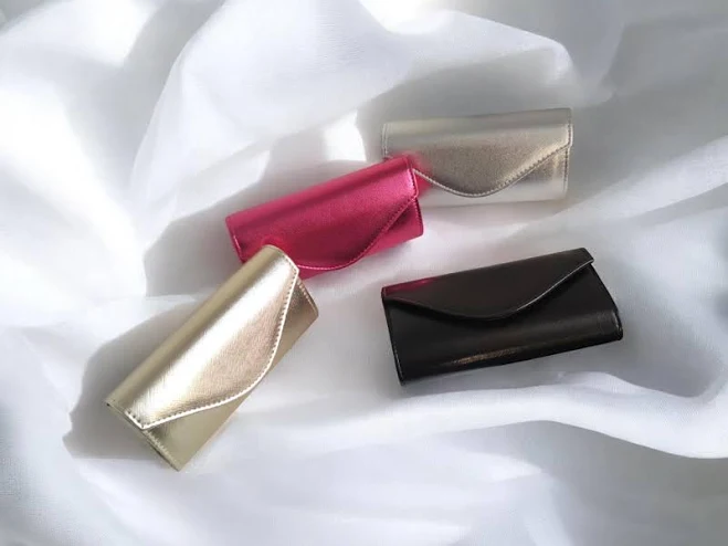 bag Metallic Faux Leather Envelope Clutch Etsy - Seller $22.63