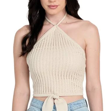top Miley Crochet Halter Top Guess Factory $44.95