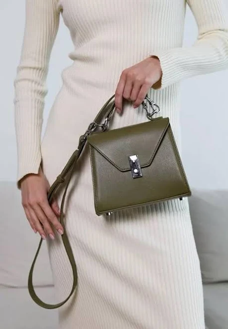 bag Minimalist Genuine Leather Top Handle Crossbody Purse Etsy - Seller $185