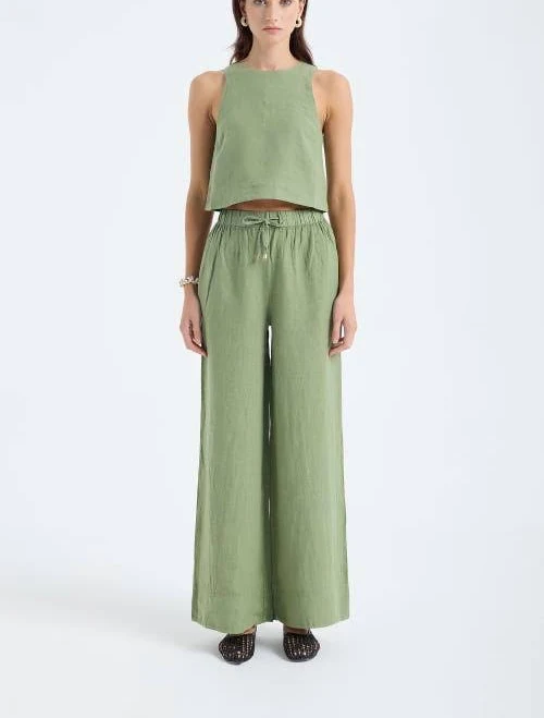 pants Monlicia Women's Ciel Linen Wide-Leg Pants Nordstrom $89