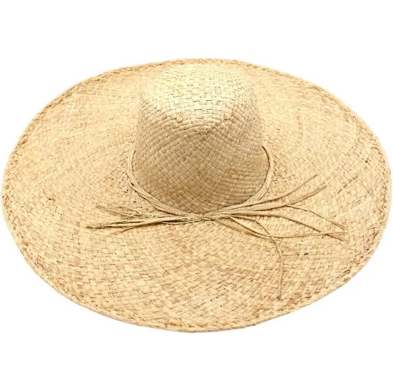 accessory Natasha Extra Wide Brim Woven Straw Sun Hat Shebobo $80
