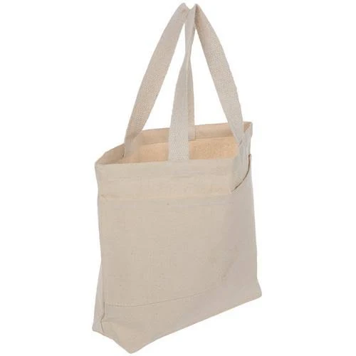 bag Natural - Three Pocket Canvas Tote Bag - Small Hobby Lobby $1.99
