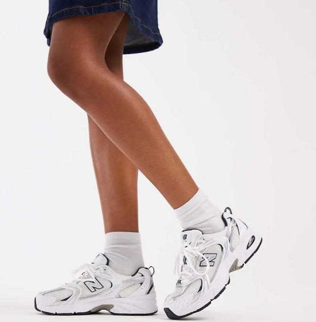 shoes New Balance 530 sneakers in white and gray ASOS $109.99