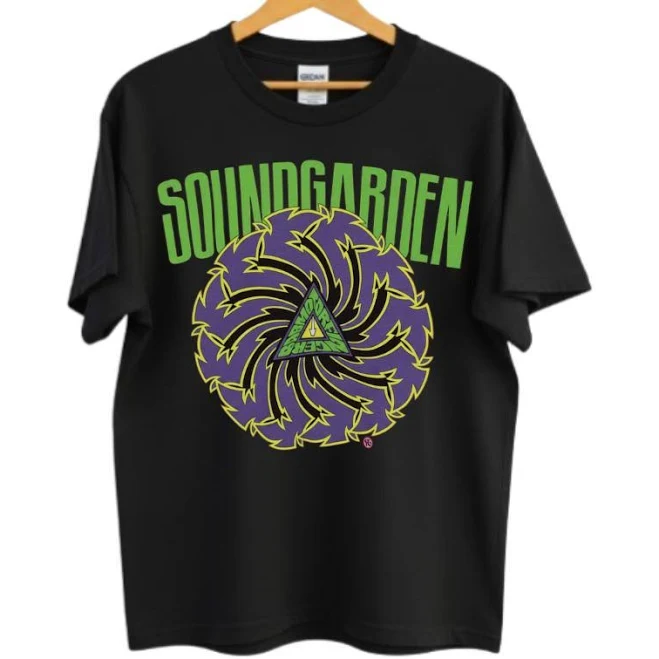 top New Vintage Soundgarden Grunge Band Merch, Aesthetic Tee, Oversized Rock Streetwear, 90s Nostalgia, Music Fan, Gift For Unsex, Comfort, Soft Cotton TikTok Shop $25.9