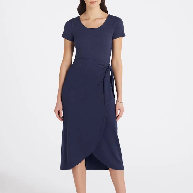 dress Nine Britton Amber Knit Midi Wrap Dress Stitch Fix $32.97