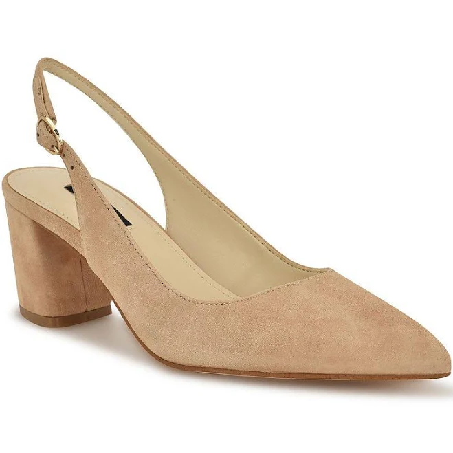 shoes Nine West Women's Kamsee Slingback Block Heel Pumps Kohl's $74.79