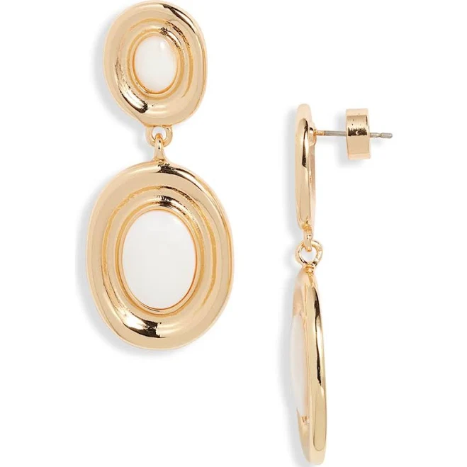 accessory Nordstrom Oval Shell Drop Earrings Nordstrom $45
