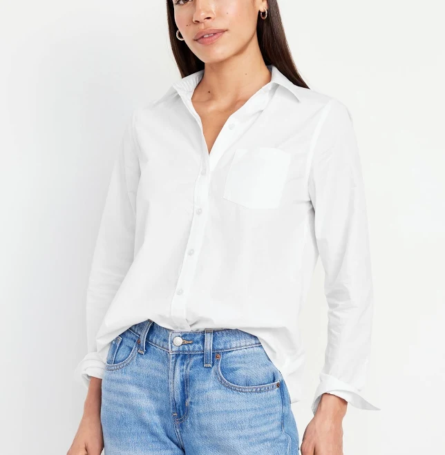 accessory Old Navy Women's Classic Button-Down Shirt Old Navy $20.99