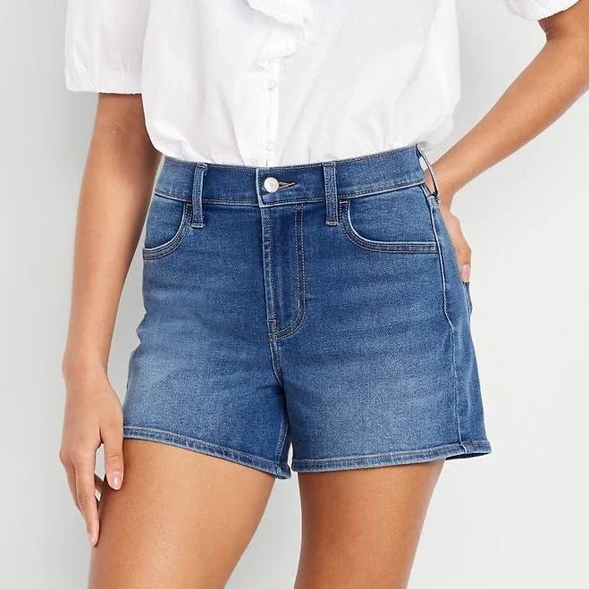 shorts Old Navy Women's High-Waisted 4-Inch Jean Shorts Old Navy $16.49