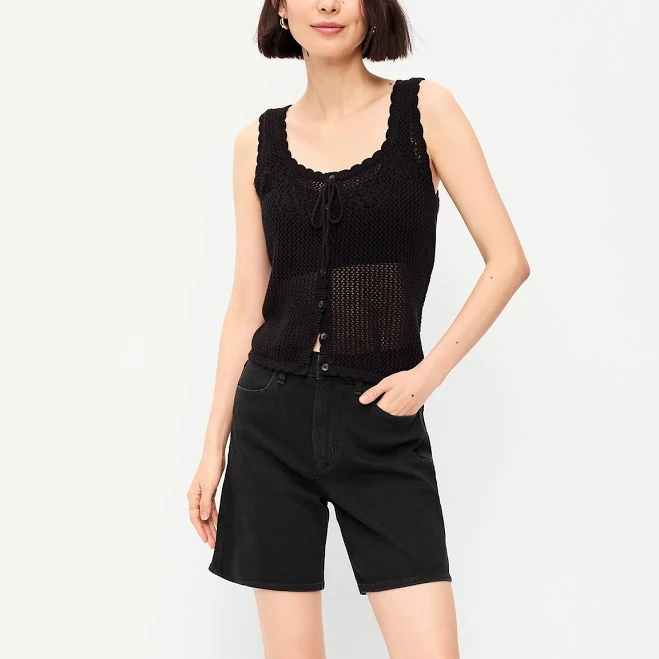 shorts Old Navy Women's High-Waisted 7-Inch Jean Shorts Old Navy $16.49