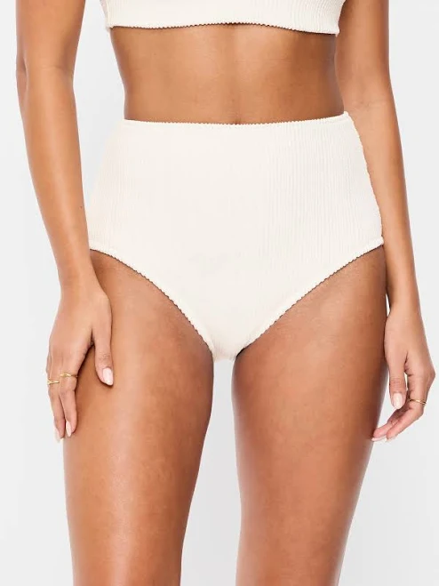 bikini bottom Old Navy Women's High-Waisted Ribbed Bikini Swim Bottoms Old Navy $14.99