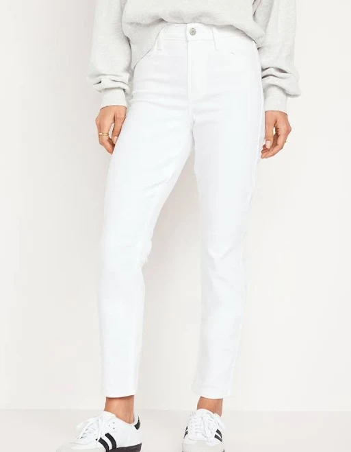 bottom Old Navy Women's High-Waisted Wow Straight Ankle Jeans Old Navy $24